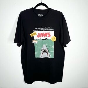 Jaws Poster Graphic Crewneck T Shirt Large Tall